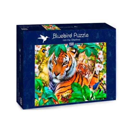 Puzzle Bluebird Tigres nas Sombras 1500 peças