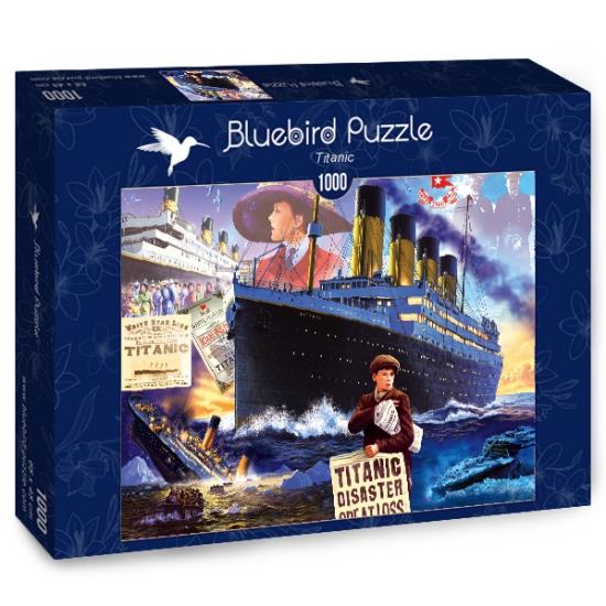 Puzzle Bluebird Titanic 1000 peças Puzzle Bluebird Titanic 1000 peças