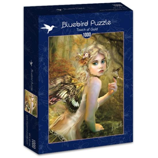 Puzzle Bluebird Touch of Gold 1000 peças
