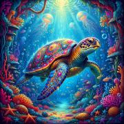 Puzzle Bluebird Tartaruga Marinha de 1000 Peças