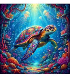 Puzzle Bluebird Tartaruga Marinha de 1000 Peças