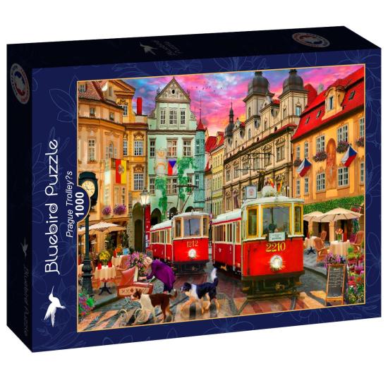 Puzzle Bluebird Bondes De Praga 1000 Peças