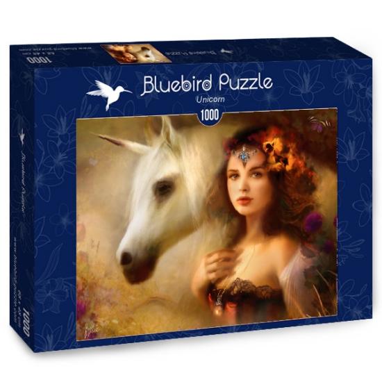 Puzzle Bluebird A Garota Unicórnio de 1000 peças