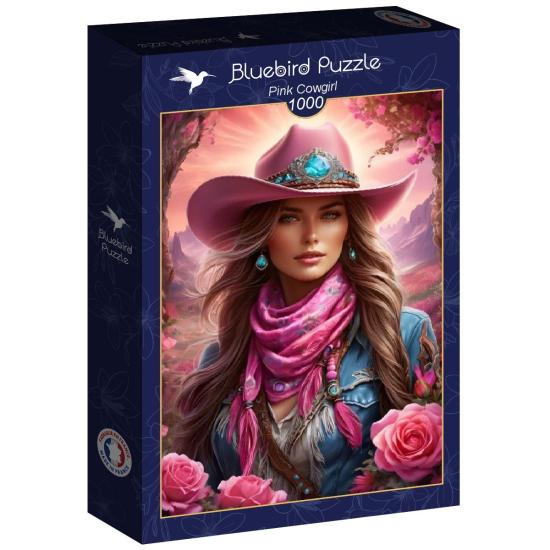 Puzzle Bluebird Vaqueira Rosa 1000 peças