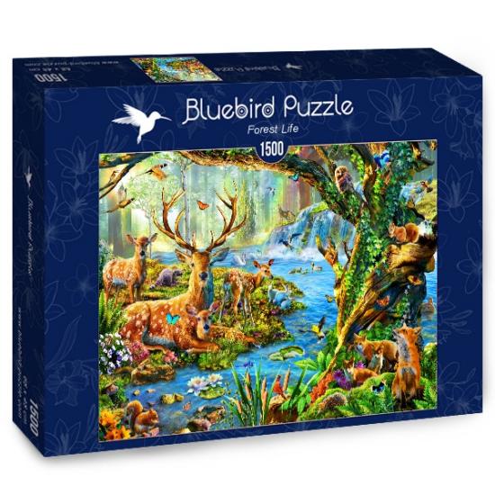 Puzzle Bluebird Forest Life 1500 peças