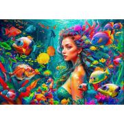 Puzzle Bluebird Vida Subaquática 1000 peças