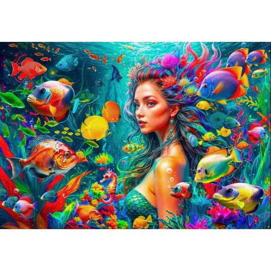 Puzzle Bluebird Vida Subaquática 1000 peças
