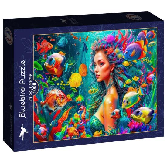 Puzzle Bluebird Vida Subaquática 1000 peças