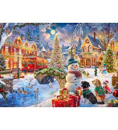 Puzzle Bluebird Vila Natal 1500 peças
