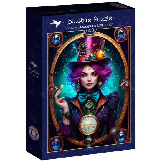 Puzzle Bluebird Violet de 500 peças