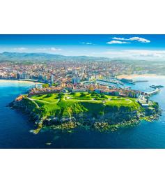 Puzzle Bluebird Vista De Gijón, Astúrias, Espanha 1000 Peças