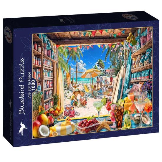 Puzzle Bluebird Vista Da Praia 1000 peças