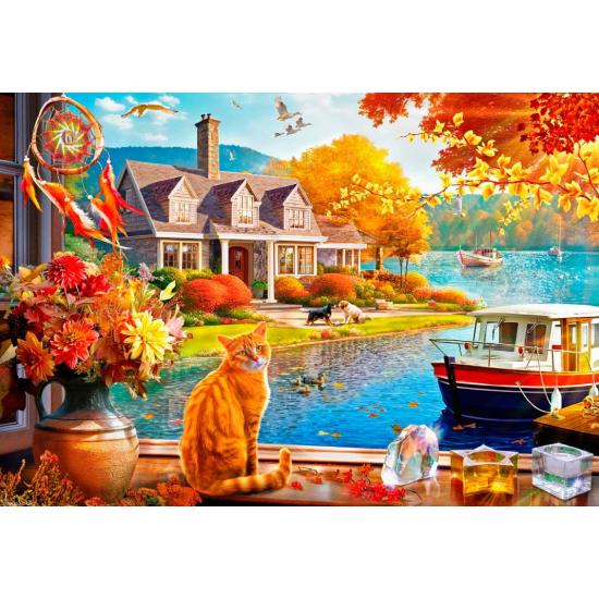 Puzzle Bluebird Vista de Outono de 1000 Peças Puzzle Bluebird Vista de Outono de 1000 Peças