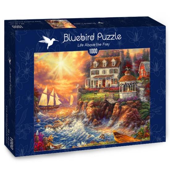 Puzzle Bluebird vivendo no penhasco 1000 peças Puzzle Bluebird vivendo no penhasco 1000 peças