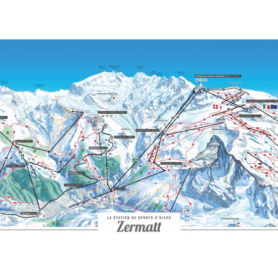 Puzzle Bluebird Zermatt de 500 peças