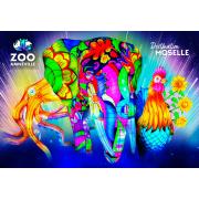 Puzzle Bluebird Zoológico de Amnéville, Luminescência 1000 Pçs