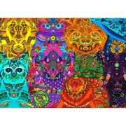 Puzzle Brain Tree Animais Tribais 1000 Peças