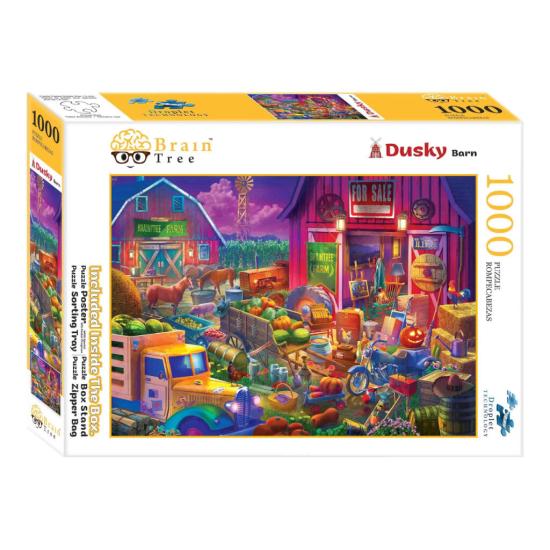 Puzzle Brain Tree Anoitecer no Quintal de 1000 Peças Puzzle Brain Tree Anoitecer no Quintal de 1000 Peças
