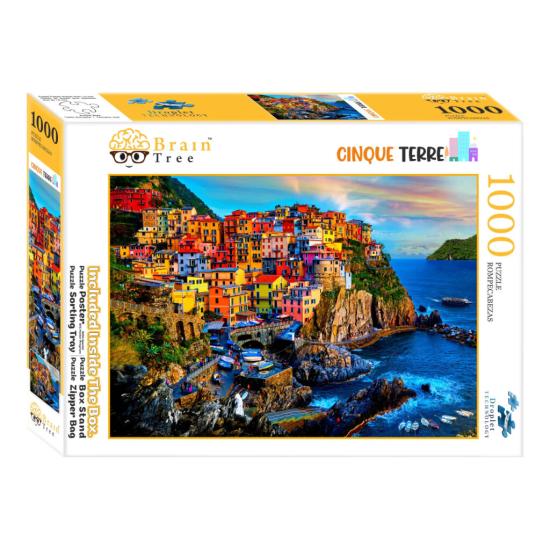 Puzzle Brain Tree Cinque Terre de 1000 Peças