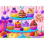 Puzzle Brain Tree Na Confeitaria de 1000 Peças