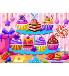 Puzzle Brain Tree Na Confeitaria de 1000 Peças