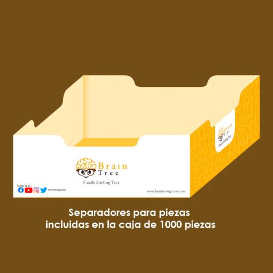 Puzzle Brain Tree Cenário de Natal de 1000 Peças Puzzle Brain Tree Cenário de Natal de 1000 Peças