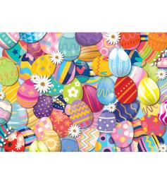 Puzzle Brain Tree Ovos de Páscoa de 1000 Peças