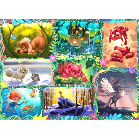 Puzzle Brain Tree Animais Fofos de 1000 Peças