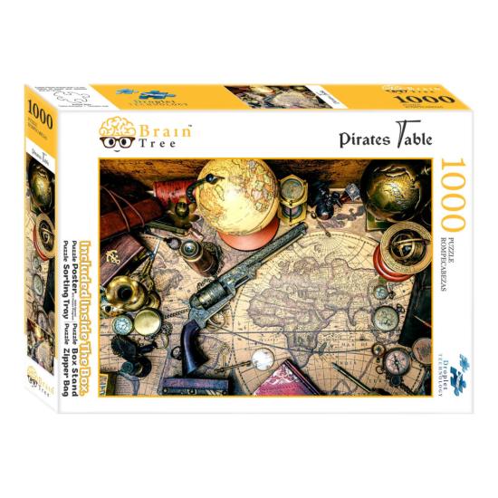 Puzzle Brain Tree Mesa Pirata de 1000 Peças