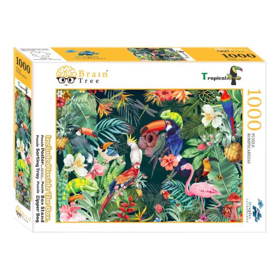 Puzzle Brain Tree Natureza Tropical de 1000 Peças