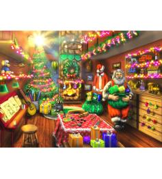 Puzzle Brain Tree Oficina do Papai Noel de 1000 Peças