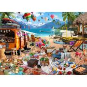 Puzzle Brain Tree Férias na Praia de 1000 Peças