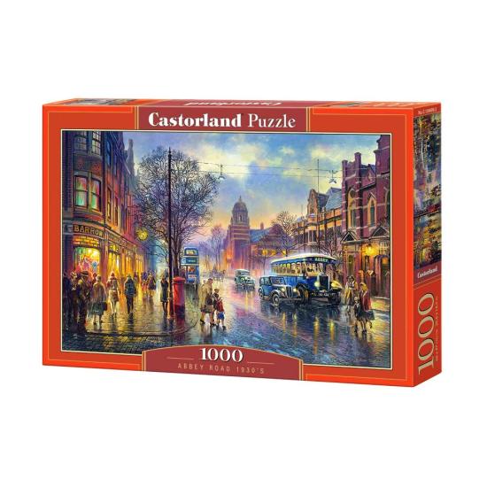 Puzzle Castorland Abbey Road nos anos 30 de 1000 peças