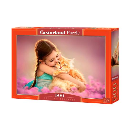 Almofada de Peludo Puzzle Castorland 500 Peças