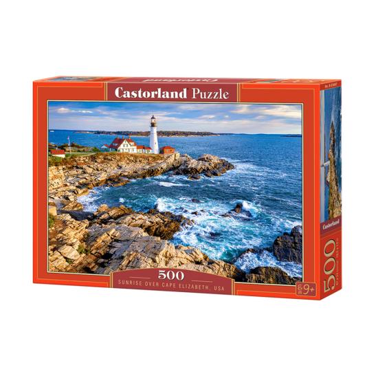 Puzzle Castorland Nascer do sol sobre o Cabo Elisabeth de 500 pe