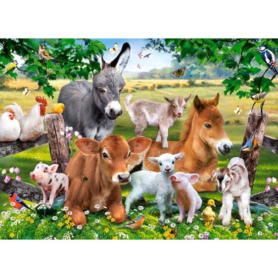 Puzzle Castorland Animais de Fazenda de 100 Peças