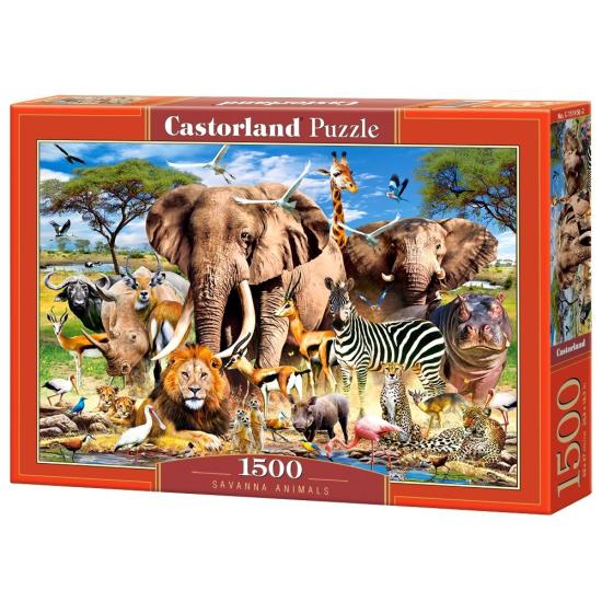 Puzzle Castorland Animais da savana 1500 peças