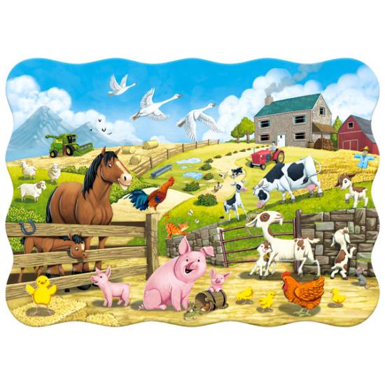 Puzzle Castorland Animais Na Fazenda de 30 Peças Puzzle Castorland Animais Na Fazenda de 30 Peças