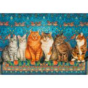 Puzzle Castorland Aristocracia dos Gatos 500 Peças