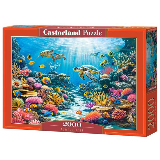 Puzzle Castorland Recife Das Tartarugas de 2000 Peças