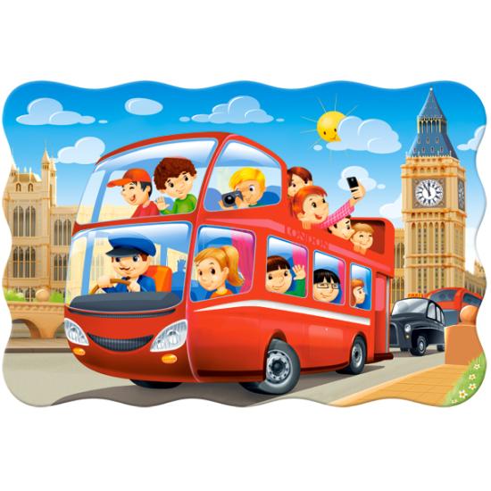 Puzzle Castorland Ônibus De Londres MAXI XXL de 20 Peças Puzzle Castorland Ônibus De Londres MAXI XXL de 20 Peças