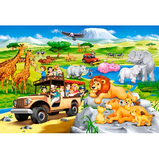 Puzzle Castorland Aventura Safari XXL de 40 Peças Puzzle Castorland Aventura Safari XXL de 40 Peças