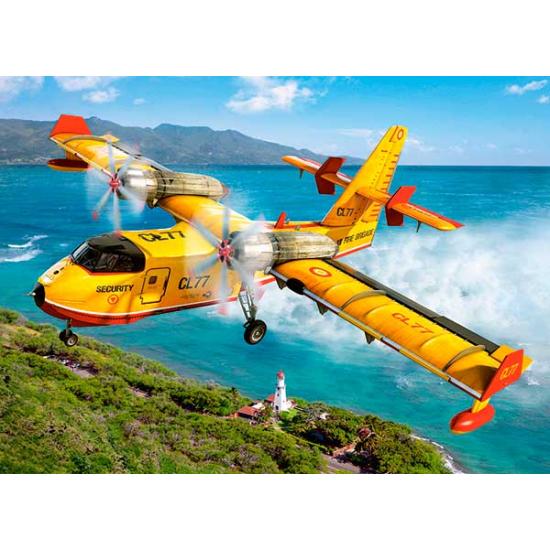 Puzzle de avião de fogo Castorland 300 peças