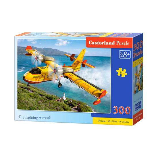 Puzzle de avião de fogo Castorland 300 peças
