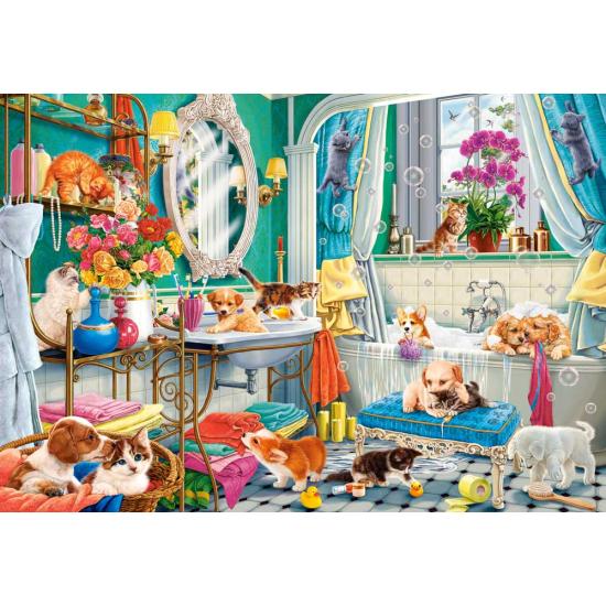 Puzzle Castorland Banho Bicho Louco 1500 peças Puzzle Castorland Banho Bicho Louco 1500 peças