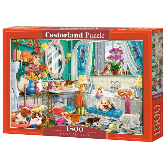 Puzzle Castorland Banho Bicho Louco 1500 peças Puzzle Castorland Banho Bicho Louco 1500 peças