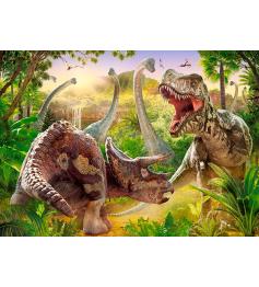 Puzzle Castorland Batalha de Dinossauros de 180 Pçs