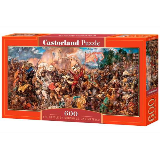 Puzzle Castorland Batalha de Grunwald, Jan Matejko 600 pe