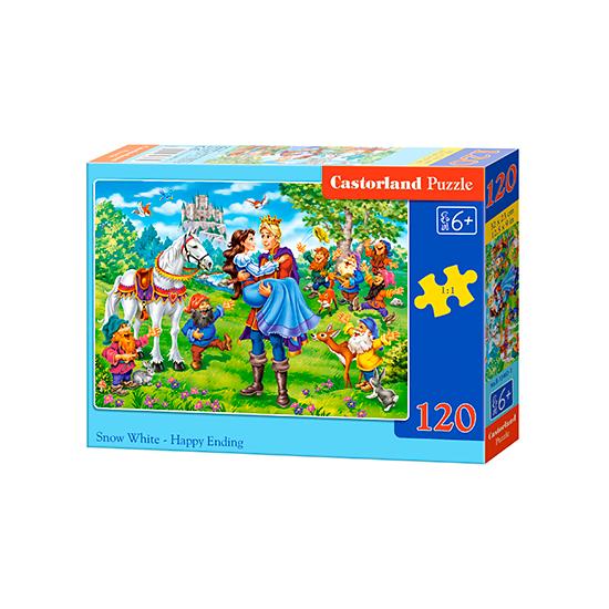Puzzle Castorland Branca de Neve Final Feliz 120 Peças