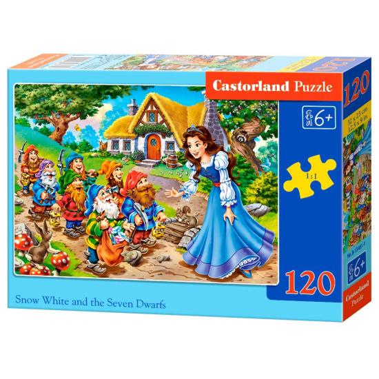 Puzzle Castorland Branca de Neve e os Sete Anões 120 Peça Puzzle Castorland Branca de Neve e os Sete Anões 120 Peça